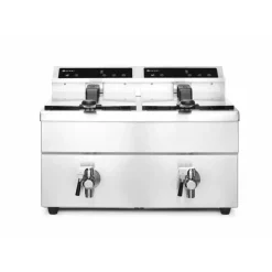 Hendi Inductie friteuse met aftapkraan - 2 x 8L