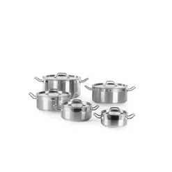 Hendi Kookpan laag 12L met deksel ⌀320x(H)150