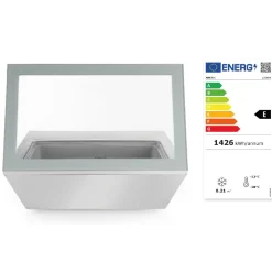 Hendi Opzet Vriesvitrine 77 Liter