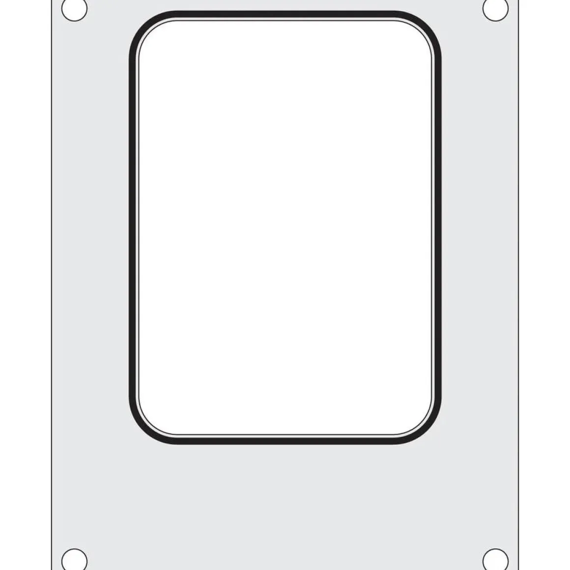 Hendi Traysealer matrix container 187x137 mm