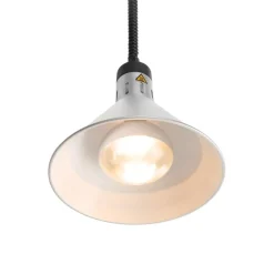 Hendi Warmtelamp verstelbaar conisch Zilver