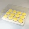 HoM Cupcake Doosje 12 Transparant (incl. tray) 10st.