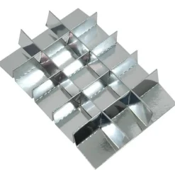 Interieur Chocoladeletterdoos 15-vaks Zilver 100st.