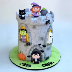 Katy Sue Mold Halloween Heks, Kat en Ketel