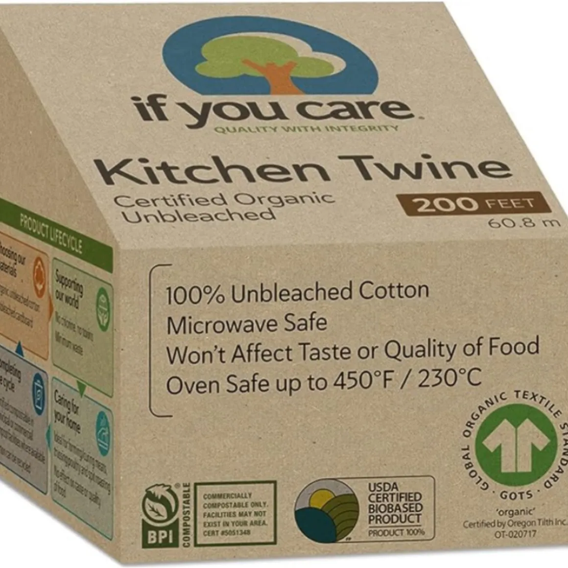 Keukentouw Ongebleekt Katoen 60m