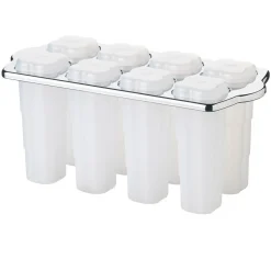 Kitchen Craft IJsvorm voor 8 IJsjes (incl 16 ijsstokjes)