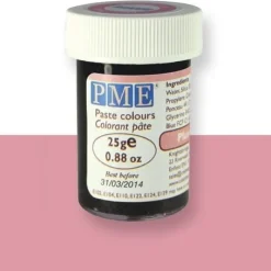 Kleurstof gel PME Plum Pink 25 gram