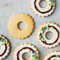 Koekjes Uitsteker Rond Gekarteld Set/6