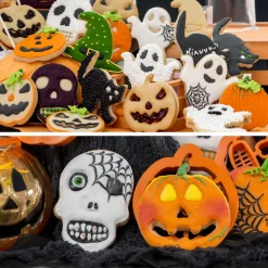 Koekjes Uitsteker Set Doodshoofd & Pompoen Halloween