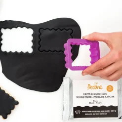 Koekjes Uitstekerset Rechthoek met Kartel 4st.