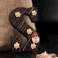 Luxe Chocoladeletter Puur -Letter S- 220g