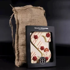 Luxe Chocoladeletter Wit -Letter S- 220g