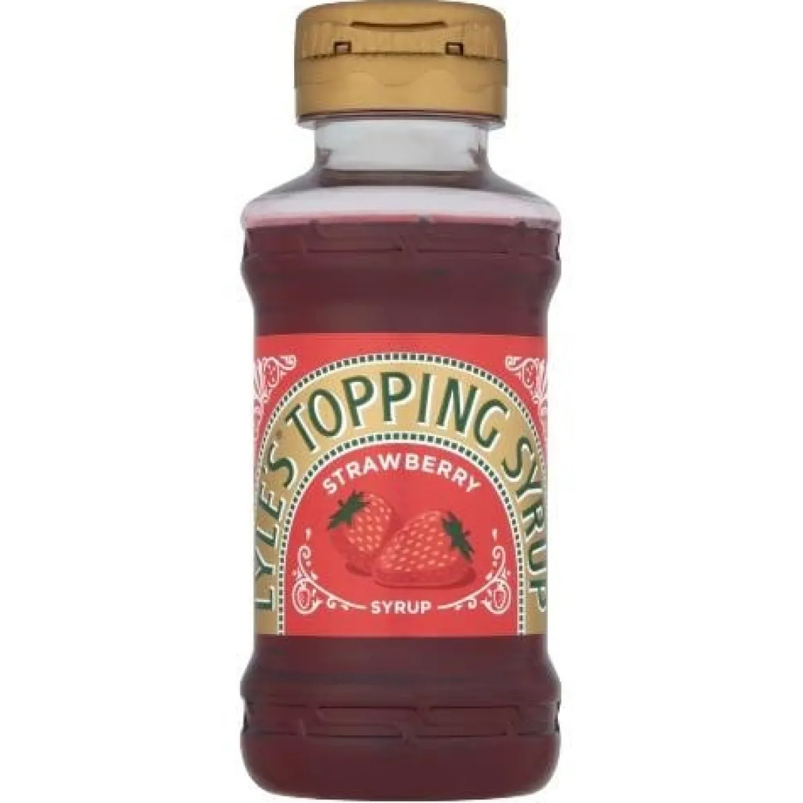 Lyle's Strawberry Syrup Knijpfles 325gr.