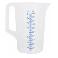 Maatbeker Kunststof, 2 liter