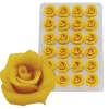 Marsepein Rozen Geel 6-blads 25mm (24 st.)