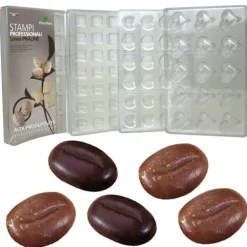 Martellato Bonbonvorm Koffieboontjes (130x) 17x12 mm