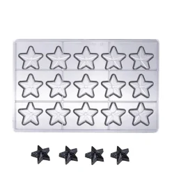 Martellato Bonbonvorm Sterretjes (15x) 40x42x16mm