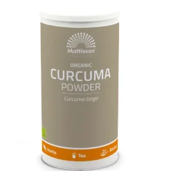 Mattisson Geelwortel Kurkuma Poeder Biologisch 125g
