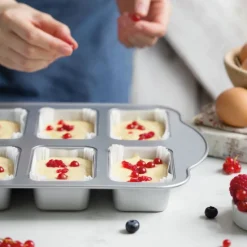 Mini Plumcake Bakvorm 9,5x6,3cm 8st.