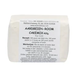 Molen de Hoop Aardbeien-room cakemix 400gr