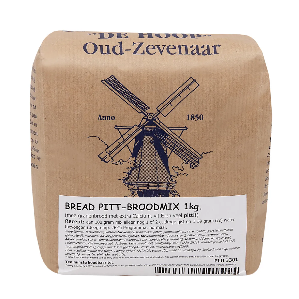 Molen de Hoop Bread Pitt Broodmix 1kg