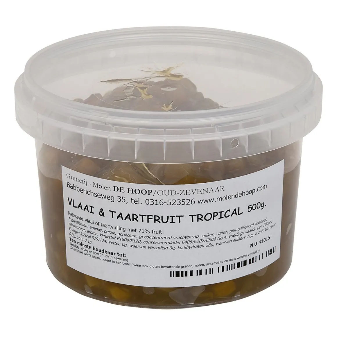 Molen de Hoop Vlaai en Taartfruit Tropical 500 gr.