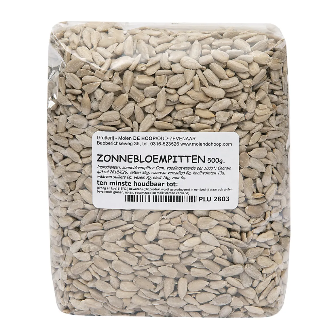 Molen de Hoop Zonnebloempitten 500gr