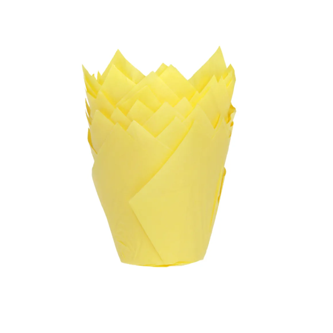 Muffin Cups HoM Tulp Geel 36st.