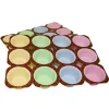 Muffin/Cupcake Tray papier gekleurd set 2x12 vormpjes