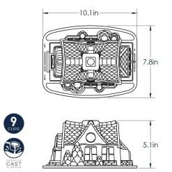 Nordic Ware Gingerbreadhuis Bakvorm