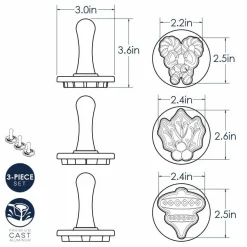 Nordic Ware Koekjesstempel Holiday Set/3