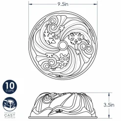 Nordic Ware Let It Snow Tulband Bakvorm