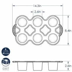 Nordic Ware Popover Bakvorm 6 stuks