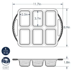 Nordic Ware ProCast Mini Loaf Bakvorm
