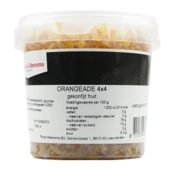 Orangeade Gekonfijte Sinaasappel 4x4mm 475gr.