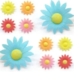 Ouwelbloemen Margrieten 5 kleuren ass., 100 st.