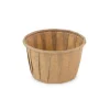 Papieren Bakje Rond Bruin Ø5x3,1cm 200st.
