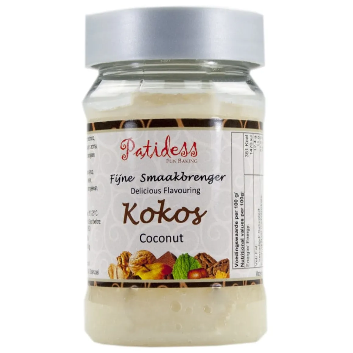 Patidess Smaakpasta Kokos 120g