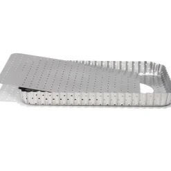 Patisse Quichevorm Geperforeerd Losse Bodem Silver-Top 32x22