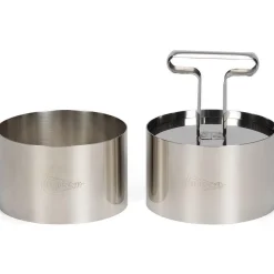 Patisse Taartring met Uitdrukker Ø9cm Set/3