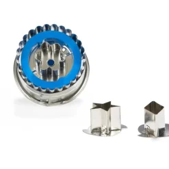 Patisse Uitsteker Linzer (Bloem/Ster/Vierkant) RVS 5cm Set/3
