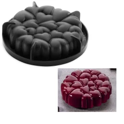 Pavoni Siliconen Vorm Eros Hartjes Ø179mm