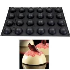 Pavoni Siliconen Vorm Halfrond Ø70x40mm (24) 60x40cm