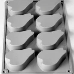 Pavoni Siliconen Vorm Halve Peer 75x54mm (8) 30x17,5cm
