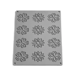 Pavoni Siliconen Vorm Mandala Ø55mm (12) 30x20cm