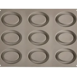 Pavoni Siliconen Vorm Ovale Ø105x80mm (9) 30x40cm