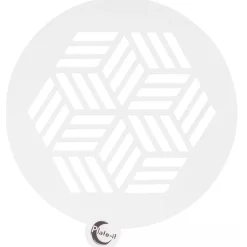 Plate-it Stencil Hexagon Set/6