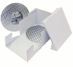 PME Cakeboard en doos rond 27,5x27,5x15 cm