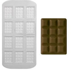 PME Chocolademal Mini Tablet (12x) 35x25mm