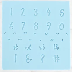 PME Cijfers & Tekens Stempelset Fun Fonts - Collectie 1